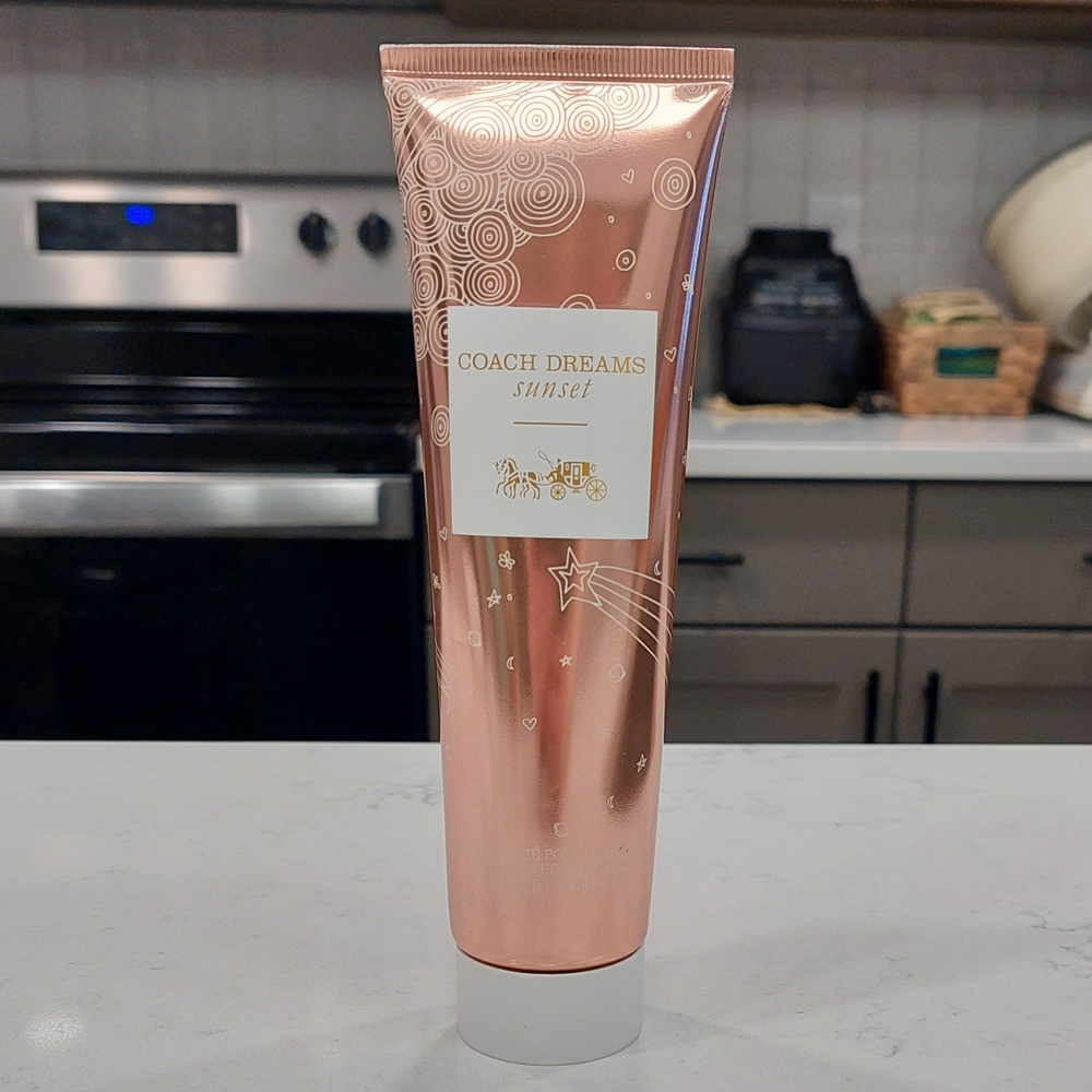 Coach Dreams Sunset Lotion in Rose Gold Tube